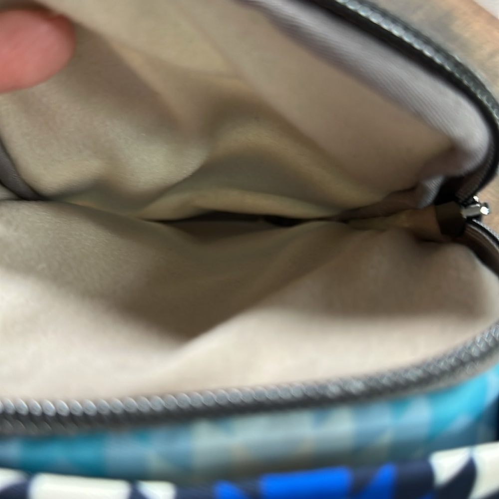 Lug Skeeter Blue Quilted Crossbody Bag - Picture 4 of 7